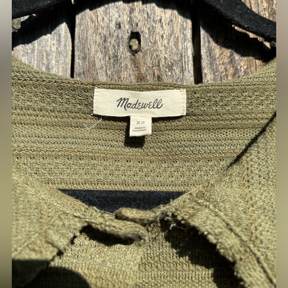 Madewell Ruffle Collared Top - Picture 3 of 3